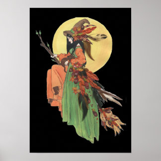 Fall Witch Poster
