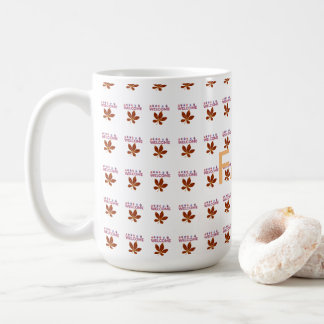 Fall Women T-Shirt W hite and Pink Coffee Mug
