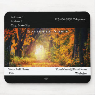 Fall Wood Promotional Photo Mousepad