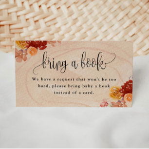 Fall Woodland Animals Bring a Book Enclosure Card