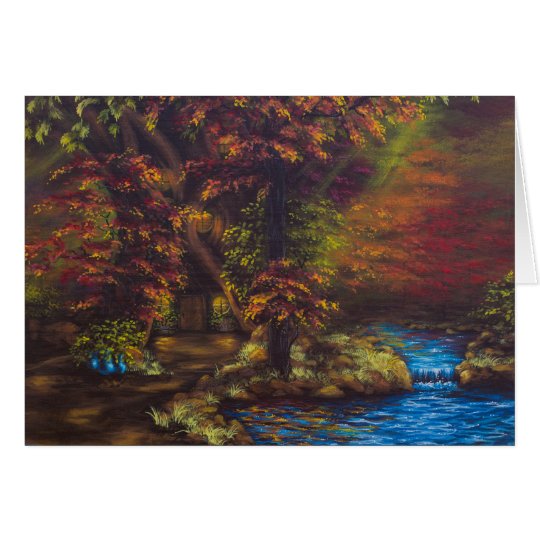 Fall Woods Greeting Card