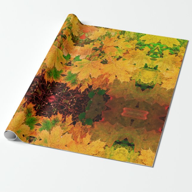 Fall Wrapping Paper (Unrolled)