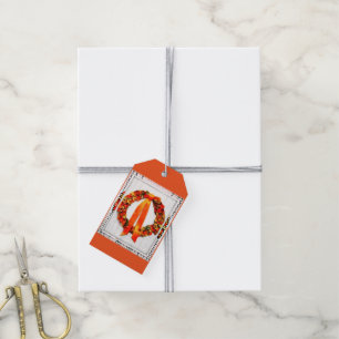 Fall Wreath Gift Tags
