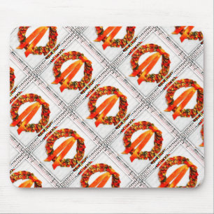 Fall Wreath Mouse Pad