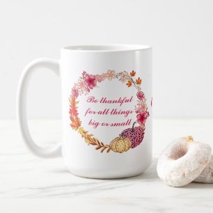 Fall Wreath Quote Coffee Mug