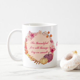 Fall Wreath Quote Mug