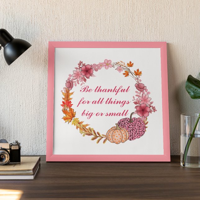 Fall Wreath Quote Poster (Creator Uploaded)