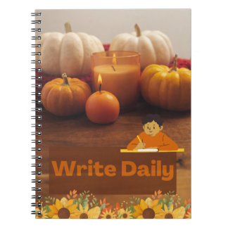 Fall Writing Notebook - Boy