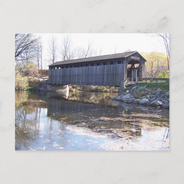 Fallasburg Covered Bridge Postcard (Front)