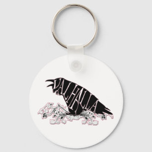 Fallegur Raven Valhalla Key Ring