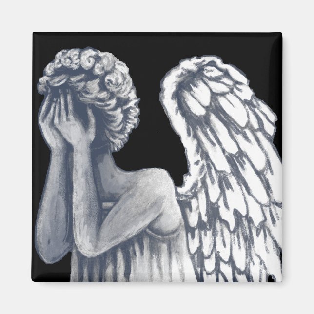 Fallen, Angel Art Products Magnet (Front)