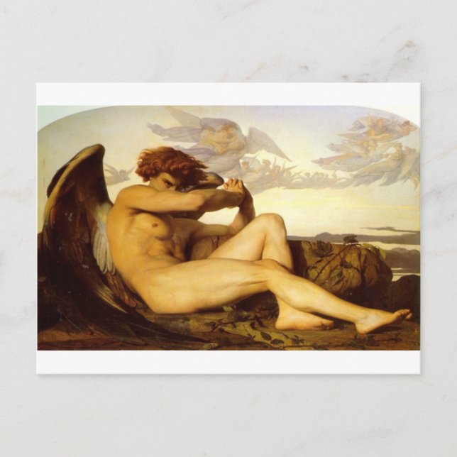Fallen Angel by Alexandre Cabanel Postcard (Front)