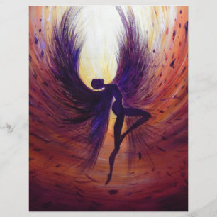 Fallen angel - contemporary painting