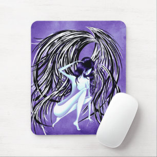 Fallen Angel Midnight Blue Mouse Pad