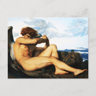 Fallen Angel painting by Alexandre Cabanel  Postcard