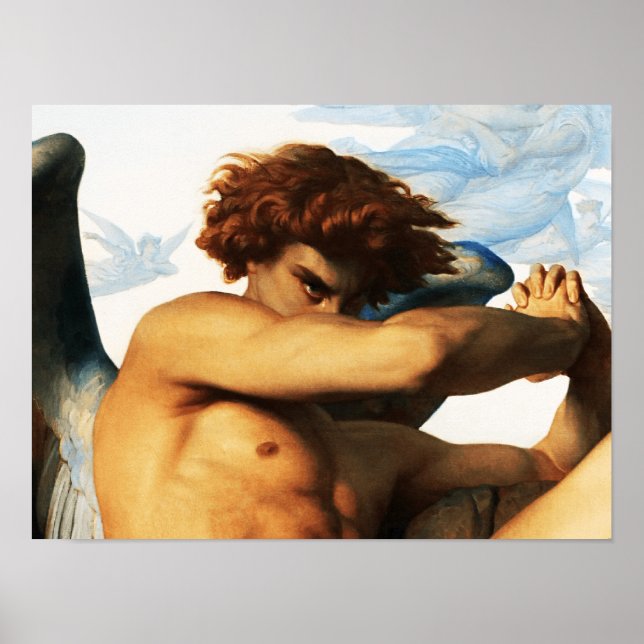 Fallen Angel painting by Alexandre Cabanel  Poster (Front)