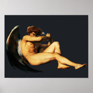 Fallen Angel painting by Alexandre Cabanel Poster