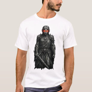 Fallen Angel Stone Statue Dark Aesthetic Illustrat T-Shirt