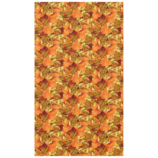 Fallen Autumn Leaves Tablecloth (Front)