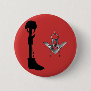 Fallen Brother Mason 6 Cm Round Badge