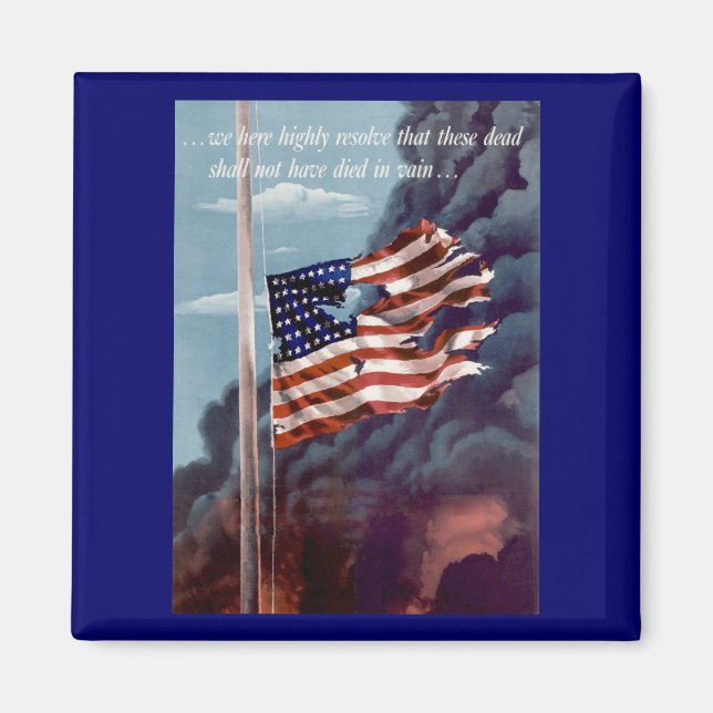 Fallen But Not Forgotten Magnet (Front)