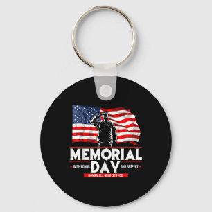 Fallen But Not Forgotten Memorial Day _1 Key Ring