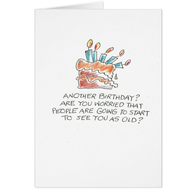 Fallen cake worried old (Front)