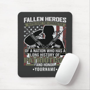 Fallen Heroes Represent the Character of a Nation Mouse Pad