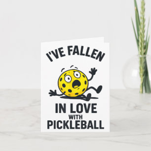 Fallen in love with pickleball with a falling ball card