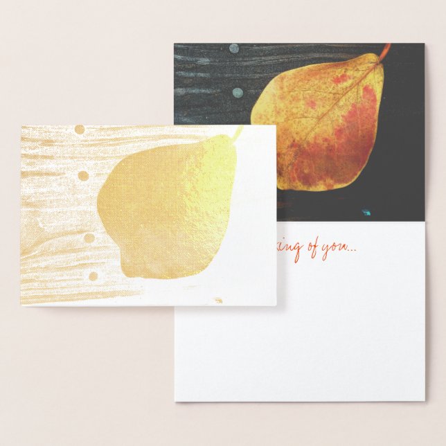 Fallen Leaf Foil Card (Display)