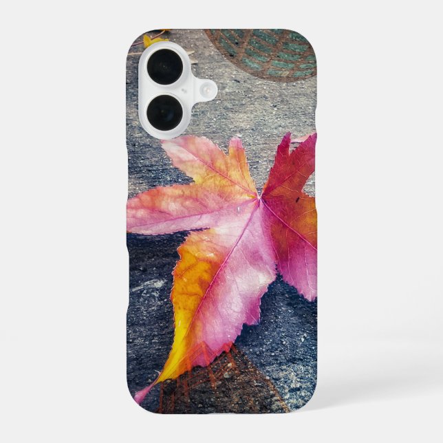Fallen Leaf iPhone 16 Case (Back)