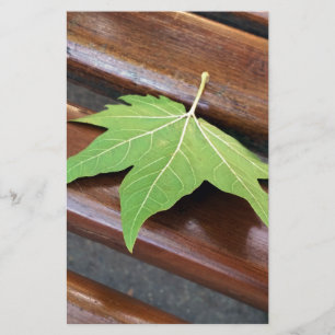 fallen leaf stationery