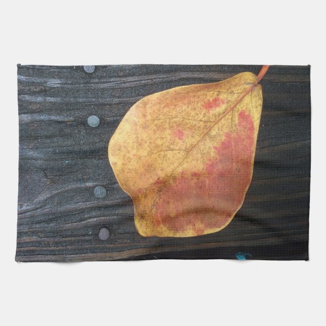 Fallen Leaf Tea Towel (Horizontal)
