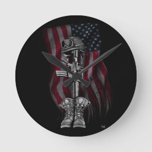 Fallen Soldier Clock