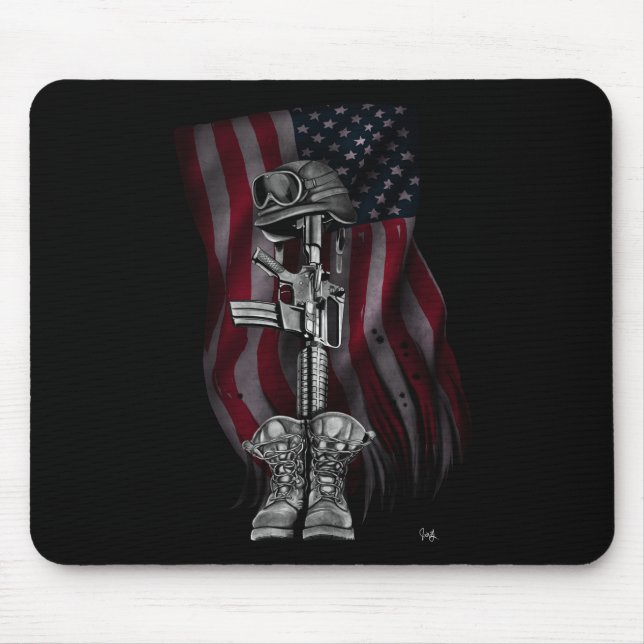 FALLEN SOLDIER MOUSE PAD (Front)