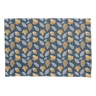 Fallen Winter Leaves dusted by Frost Pillowcase