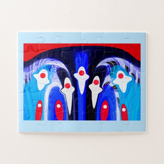 Falling angels jigsaw puzzle (Horizontal)