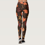 Falling Autumn Leaves Leggings<br><div class="desc">Falling Autumn Leaves Leggings</div>