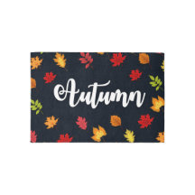 Falling Autumn Leaves Red Orange Yellow