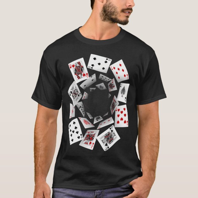 Falling Cards T-Shirt (Front)