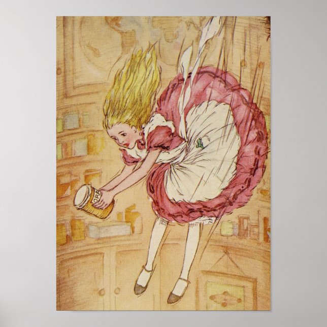 Falling Down the Rabbit Hole Poster (Front)