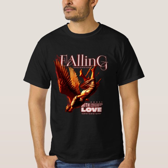 FALLING EAGLE DESIGN  T-Shirt (Front)