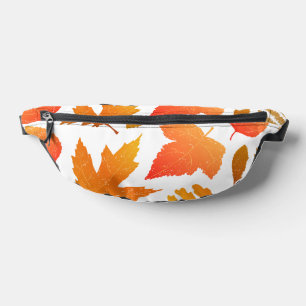 Falling for Autumn – Cosy Leaf Pattern Bum Bags