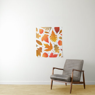 Falling for Autumn – Cosy Leaf Pattern Tapestry