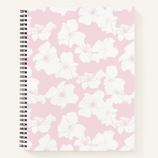 Falling for Camellia - Blush Notebook (Front)