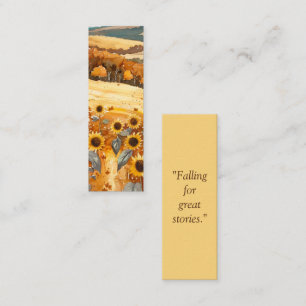 Falling For Great Stories - Bookmark Card