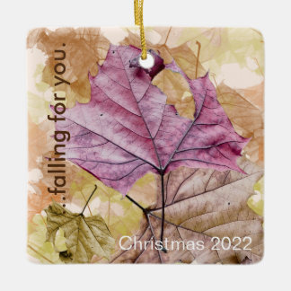 "...falling for you" autumn ORNAMENT