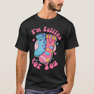 Falling For You Nurse Valentine Cna Fall Risk Non- T-Shirt