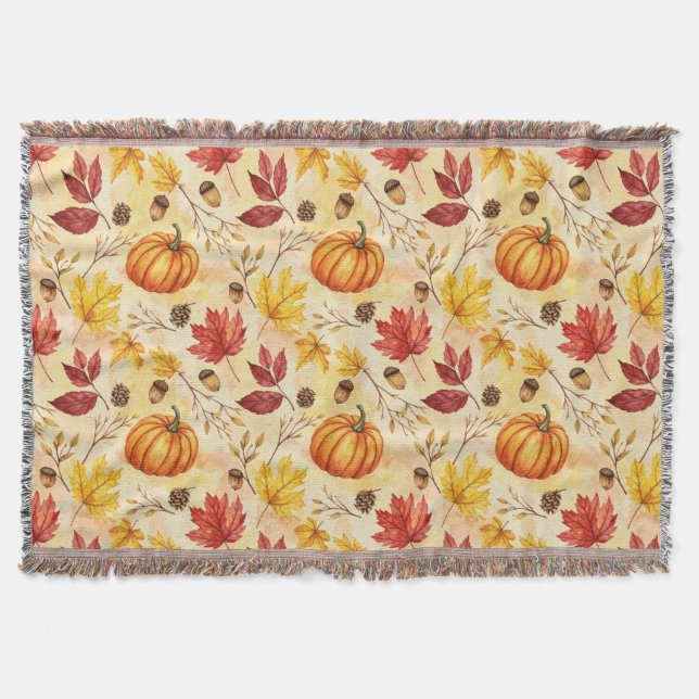 Falling Grace Throw Blanket (Front)