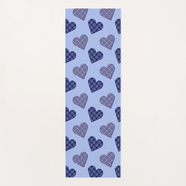 Falling Hearts in Spring Yoga Mat (Front)